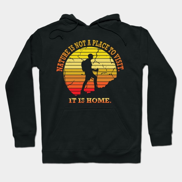 Climbing Tee Design Hoodie by vpdesigns